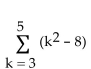 <strong>Find the sum of the sequence. </strong> A)26 B)15 C)0 D)-12
