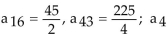 Find the indicated term using the given information. - 
