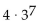 Use a graphing utility to find the sum of the geometric sequence. Round answer to two decimal places, if necessary. -4 + 12 + 36 + 108 + 324 + ... +  