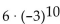 Use a graphing utility to find the sum of the geometric sequence. Round answer to two decimal places, if necessary. -6 - 18 + 54 - 162 + 486 - ... +