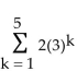 Use a graphing utility to find the sum of the geometric sequence. Round answer to two decimal places, if necessary. - 