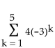 Use a graphing utility to find the sum of the geometric sequence. Round answer to two decimal places, if necessary. - 