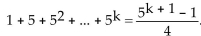 First, we show that the statement is true when n = 1. For n = 1, we get 1   This is a true statement and Condition I is satisfied. Next, we assume the statement holds for some k. That is,   is true for some positive integer k. We need to show that the statement holds for k + 1. That is, we need to show that   So we assume that 1   is true and add the next term,   to both sides of the equation.   Condition II is satisfied. As a result, the statement is true for all natural numbers n.