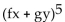 Expand the expression using the Binomial Theorem. - 