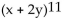 Use the Binomial Theorem to find the indicated coefficient or term. -The 7th term in the expansion of