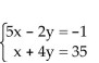 <strong>Solve the system of equations by substitution. </strong> A)x = 3, y = 8; (3, 8) B)x = 3, y = 9; (3, 9) C)x = 2, y = 8; (2, 8) D)x = 2, y = 9; (2, 9)