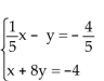 <strong>Solve the system of equations by substitution. </strong> A)x = -4, y = 0; (-4, 0) B)x = 4, y = 0; (4, 0) C)x = 0, y = -4; (0, -4) D)x = 0, y = 4; (0, 4)