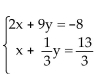 <strong>Solve the system of equations by substitution. </strong> A)x = 5, y = -2; (5, -2) B)x = -5, y = 2; (-5, 2) C)x = 5, y = 2; (5, 2) D)x = -5, y = -2; ( -5, -2)