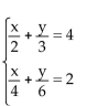 <strong>Solve the system of equations. If the system has no solution, say that it is inconsistent. </strong> A) where x is any real number or , where x is any real number} B)x = -1, C)x = 0, y = 12; (0, 12) D)inconsistent