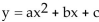 Write the word or phrase that best completes each statement or answers the question. Solve the problem. Find real numbers a, b, and c such that the graph of the function contains the points (1, 1),(2, 4), and (-3, 29).