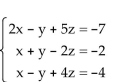 <strong>Solve the system of equations. </strong> A)x = -3 - z, and y = 3z + 1, where z is any real number or { and y = 3z + 1, where z is any real number} B)x = 3z + 1, and y = z - 3, where z is any real number or { and y = z - 3, where z is any real number} C)x = z + 3, and y = 3z + 1, where z is any real number or , and y = 3z + 1, where z is any real number} D)inconsistent