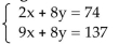 <strong>Write the augmented matrix for the system. </strong> A) B) C) D)