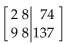 <strong>Write the augmented matrix for the system. </strong> A) B) C) D)