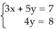 <strong>Write the augmented matrix for the system. </strong> A) B) C) D)