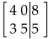 <strong>Write the augmented matrix for the system. </strong> A) B) C) D)