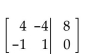 <strong>Write the augmented matrix for the system. </strong> A) B) C) D)