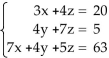 Write the augmented matrix for the system. - 