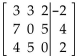 Write the system of equations associated with the augmented matrix. Do not solve. - 