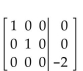 Determine whether the system corresponding to the given augmented matrix is consistent or inconsistent. If it is consistent, give the solution. -