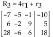 Perform the row operation(s)on the given augmented matrix. -