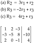 Perform the row operation(s)on the given augmented matrix. - 