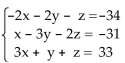 Solve the system of equations using matrices (row operations). If the system has no solution, say that it is inconsistent. -