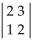 Find the value of the determinant. - 