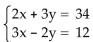 Solve the system of equations using Cramerʹs Rule if it is applicable. If Cramerʹs Rule is not applicable, say so. - 