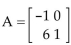 Perform the indicated operation(s), whenever possible. -Let and . Find A - B.