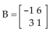 Perform the indicated operation(s), whenever possible. -Let and . Find A - B.