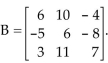 Perform the indicated operation(s), whenever possible. -Let and B Find A - B.