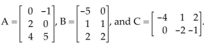 Perform the indicated operations and simplify. -Let Find C(A -B).