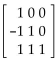 Each matrix is nonsingular. Find the inverse of the matrix. Be sure to check your answer. -