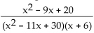 Tell whether the given rational expression is proper or improper. -