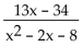 Write the partial fraction decomposition of the rational expression. -