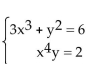 Use a graphing utility to solve the system of equations. Express the solution rounded to two decimal places. -