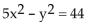 Write the word or phrase that best completes each statement or answers the question. -A system for tracking ships indicated that a ship lies on a hyperbolic path described by Theprocess is repeated and the ship is found to lie on a hyperbolic path described by If it isknown that the ship is located in the first quadrant of the coordinate system, determine its exact location.