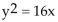 <strong>Find an equation of the parabola described. Focus at (4, 0); vertex at (0, 0)</strong> A) B) C) D)