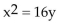 <strong>Find an equation of the parabola described. Focus at (4, 0); vertex at (0, 0)</strong> A) B) C) D)