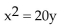 <strong>Find an equation of the parabola described. Focus at (5, 0); vertex at (0, 0)</strong> A) B) C) D)
