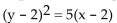 <strong>Match the equation to the graph. </strong> A) B) C) D)