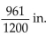 <strong>Solve the problem. A reflecting telescope has a mirror shaped like a paraboloid of revolution. If the distance of the vertex tothe focus is 25 feet and the distance across the top of the mirror is 62 inches, how deep is the mirror in thecenter?</strong> A) B) C) D)