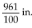<strong>Solve the problem. A reflecting telescope has a mirror shaped like a paraboloid of revolution. If the distance of the vertex tothe focus is 25 feet and the distance across the top of the mirror is 62 inches, how deep is the mirror in thecenter?</strong> A) B) C) D)