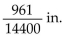 <strong>Solve the problem. A reflecting telescope has a mirror shaped like a paraboloid of revolution. If the distance of the vertex tothe focus is 25 feet and the distance across the top of the mirror is 62 inches, how deep is the mirror in thecenter?</strong> A) B) C) D)