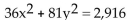 <strong>Find the center, foci, and vertices of the ellipse. </strong> A)center at (0, 0)foci at vertices at (-9, 0), (9, 0) B)center at (0, 0)foci at vertices at (0, -9), (0, 9) C)center at (0, 0)foci at (-9, 0)and (9, 0)vertices at (-81, 0), (81, 0) D)center at (0, 0)foci at (0, -6)and (0, 6)vertices at (0, -36), (0, 36)