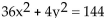 <strong>Find the center, foci, and vertices of the ellipse. </strong> A)center at (0, 0)foci at vertices at (0, -6), (0, 6) B)center at (0, 0)foci at vertices at (-6, 0), (6, 0) C)center at (0, 0)foci at (0, -6)and (0, 6)vertices at (0, -36), (0, 36) D)center at (0, 0)foci at (0, 6)and (2, 0)vertices at (0, 36)and (4, 0)