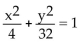 <strong>Find an equation for the ellipse described. Focus at (-2, 0); vertices at </strong> A) B) C) D)