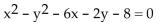 Find the asymptotes of the hyperbola. - 