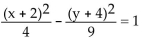 Find the center, transverse axis, vertices, foci, and asymptotes of the hyperbola. - 