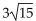 <strong>For the given functions f and g, find the requested composite function value. g(x)= 3x; Find (f ∘ g)(3).</strong> A) B) C) D)